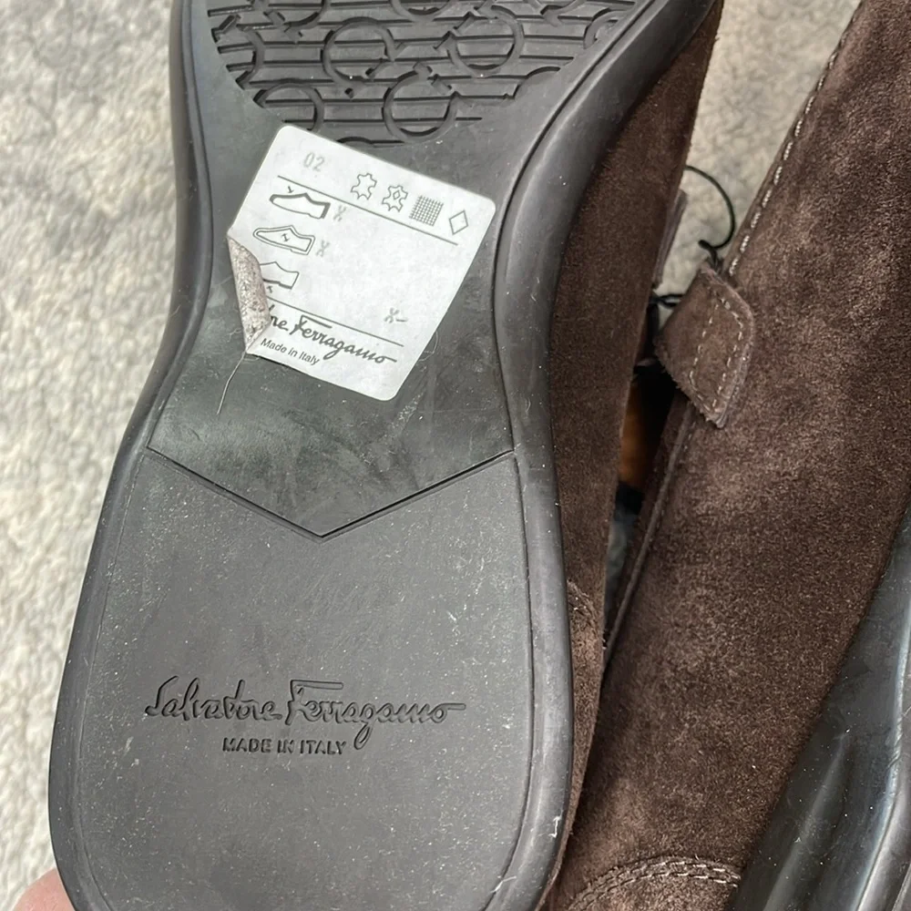 Salvatore Ferragamo buttery suede